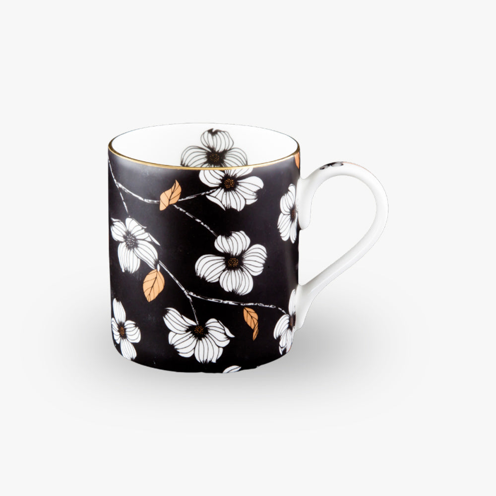 Fiori Noir - Mugs Assorted