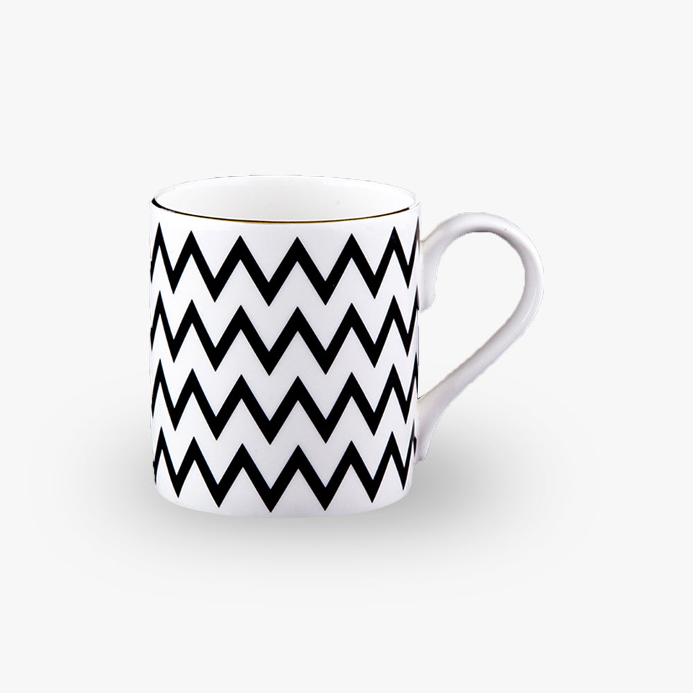 Noir - Chevron Mugs