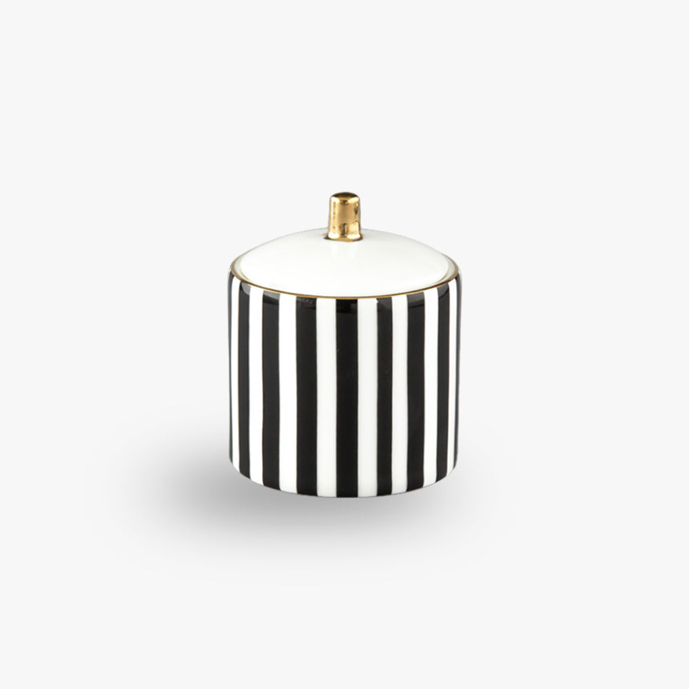 Noir - Vertical Stripes - coffee Service Set