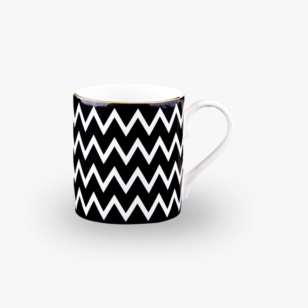 Noir - Chevron Mugs